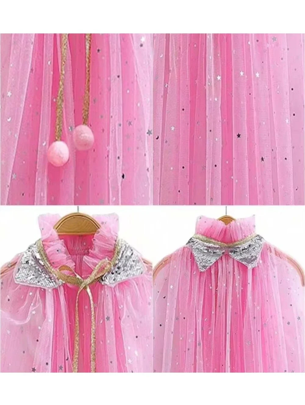 Girl's Princess Dress Up includes Cape, Tiara Headband and Purse New in Bag